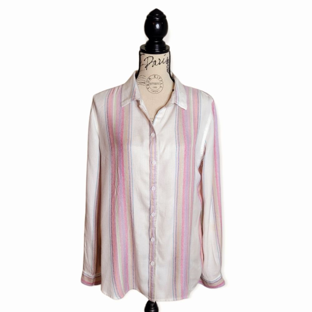 beachlunchloung button-down shirt Size Large